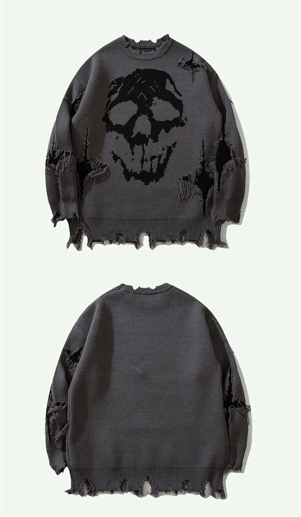 VDR_SHADOW_09//KNIT SWEATER-VOIDWEAR™