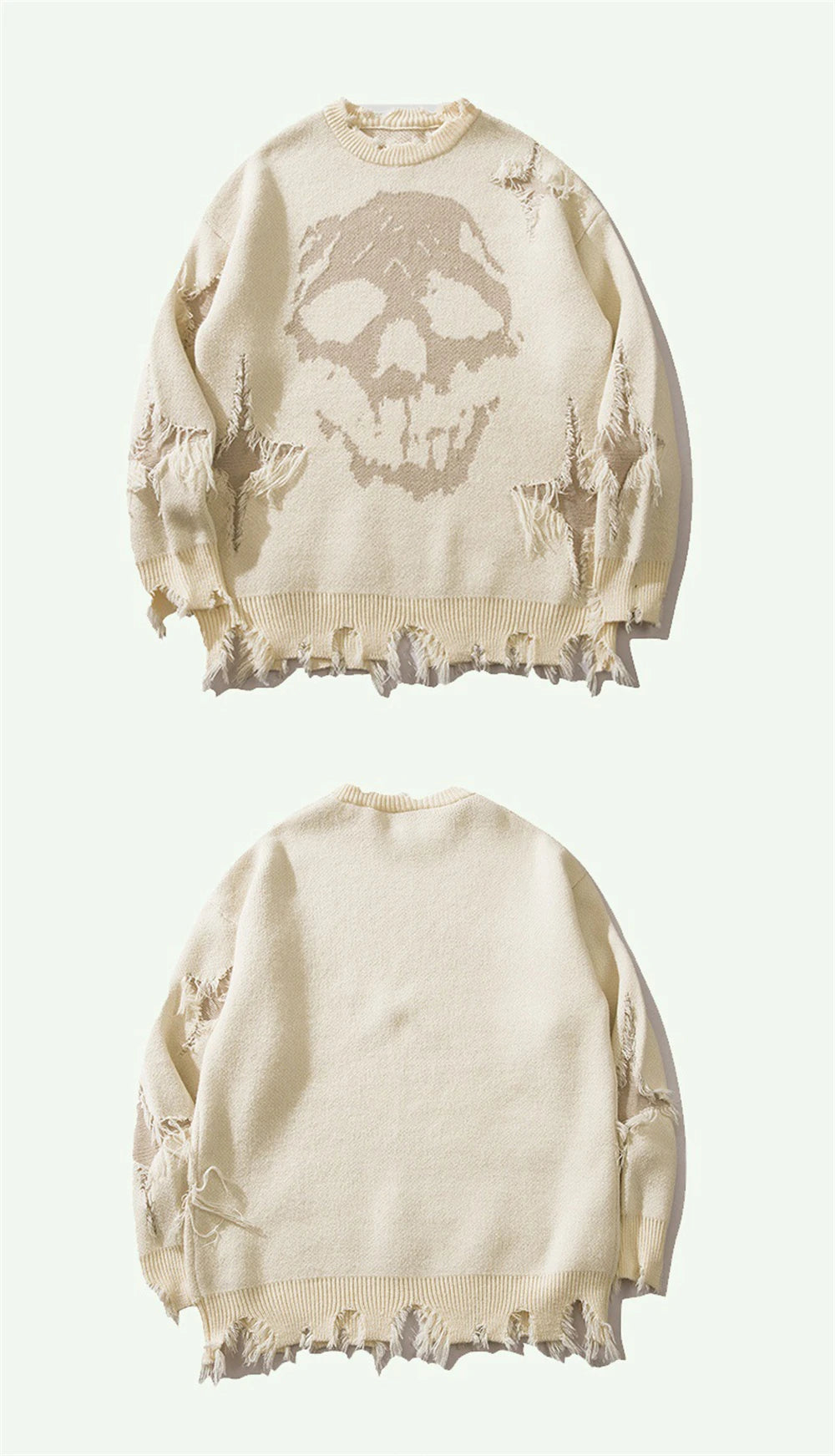 VDR_SHADOW_09//KNIT SWEATER-VOIDWEAR™