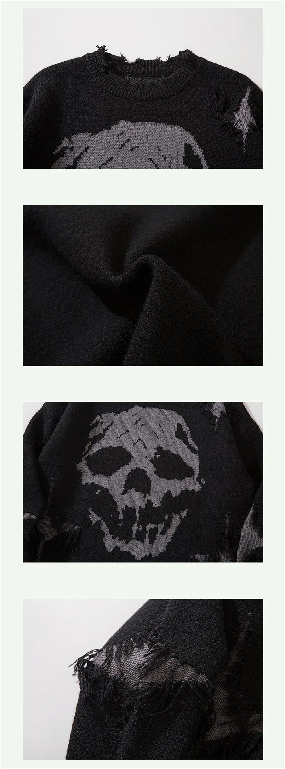 VDR_SHADOW_09//KNIT SWEATER-VOIDWEAR™