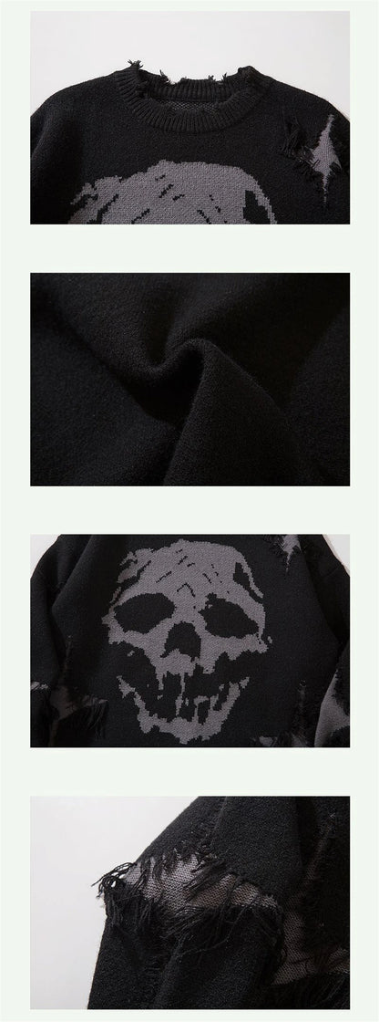 VDR_SHADOW_09//KNIT SWEATER-VOIDWEAR™