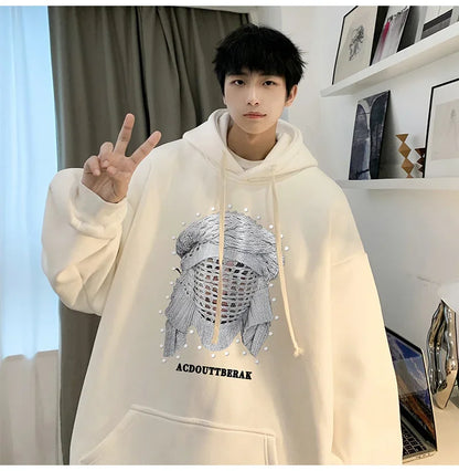 VDR_SHDW_07 // VANISH — Oversized Graphic Hoodie-VOIDWEAR™