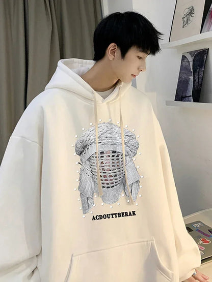 VDR_SHDW_07 // VANISH — Oversized Graphic Hoodie-VOIDWEAR™