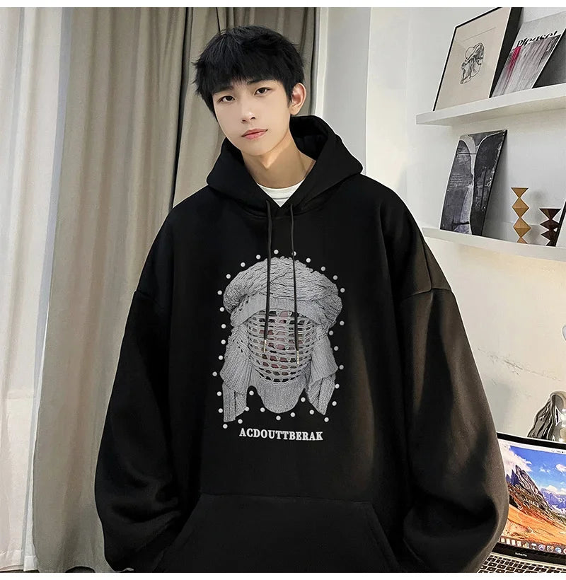 VDR_SHDW_07 // VANISH — Oversized Graphic Hoodie-VOIDWEAR™