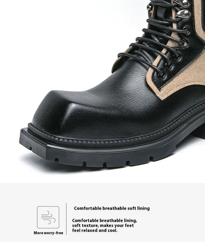 VDR_VANISH_05 Punk Motorcycle Boots-VOIDWEAR™