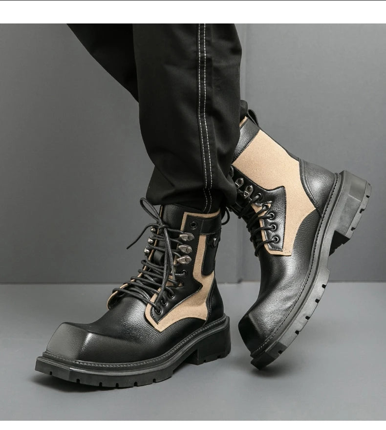 VDR_VANISH_05 Punk Motorcycle Boots-VOIDWEAR™