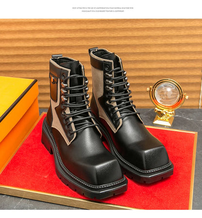 VDR_VANISH_05 Punk Motorcycle Boots-VOIDWEAR™