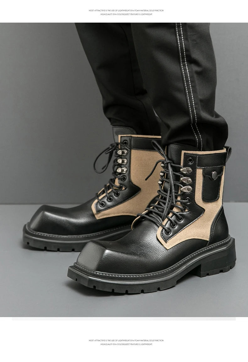 VDR_VANISH_05 Punk Motorcycle Boots-VOIDWEAR™