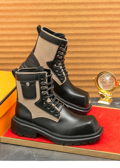 VDR_VANISH_05 Punk Motorcycle Boots-VOIDWEAR™