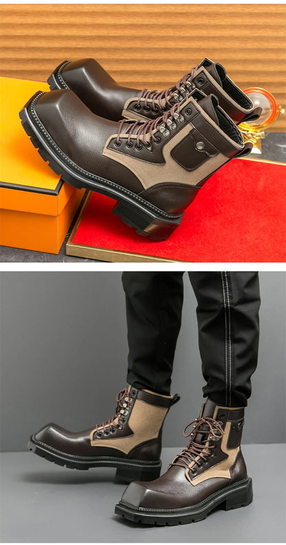 VDR_VANISH_05 Punk Motorcycle Boots-VOIDWEAR™
