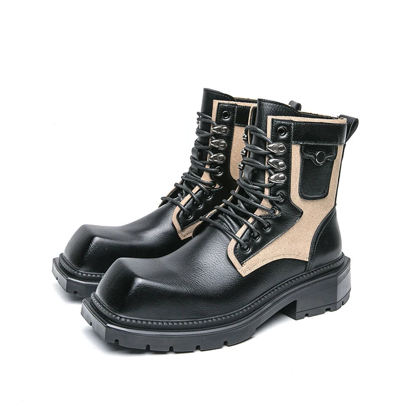 VDR_VANISH_05 Punk Motorcycle Boots-VOIDWEAR™