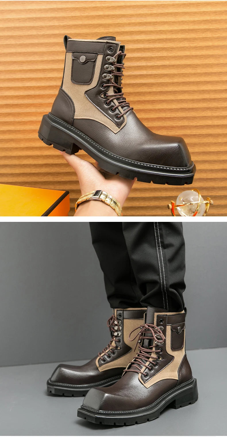 VDR_VANISH_05 Punk Motorcycle Boots-VOIDWEAR™