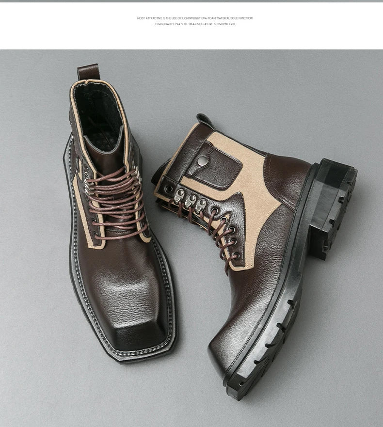 VDR_VANISH_05 Punk Motorcycle Boots-VOIDWEAR™