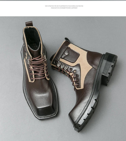 VDR_VANISH_05 Punk Motorcycle Boots-VOIDWEAR™
