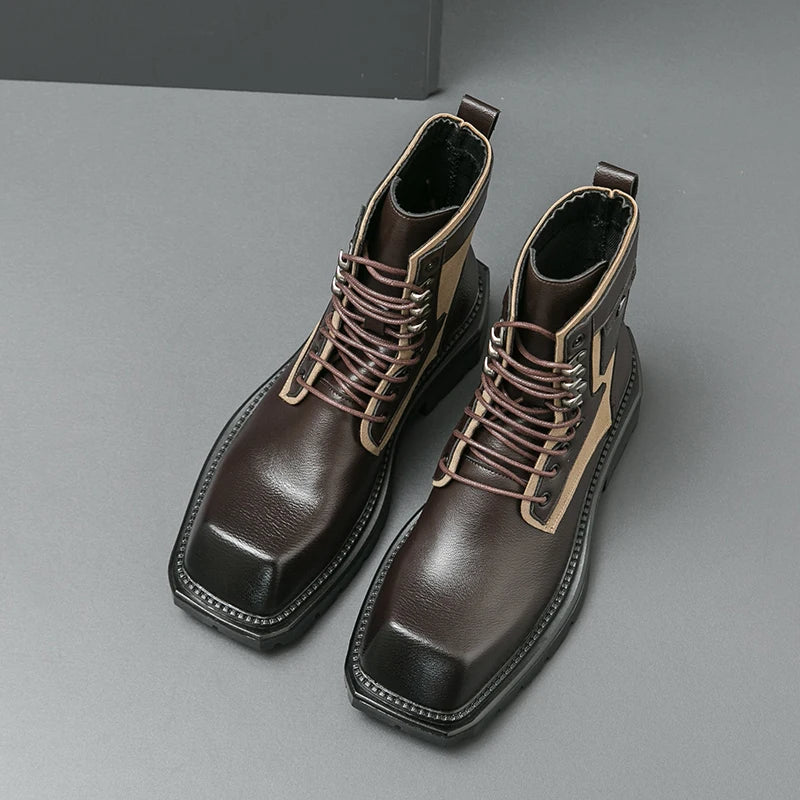 VDR_VANISH_05 Punk Motorcycle Boots-VOIDWEAR™