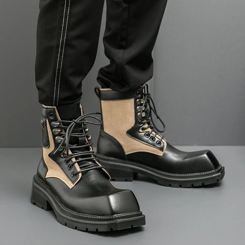 VDR_VANISH_05 Punk Motorcycle Boots-VOIDWEAR™