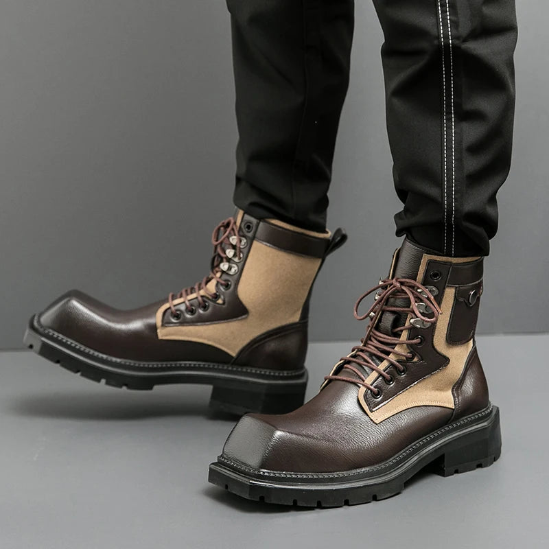 VDR_VANISH_05 Punk Motorcycle Boots-VOIDWEAR™
