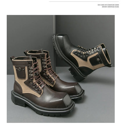 VDR_VANISH_05 Punk Motorcycle Boots-VOIDWEAR™