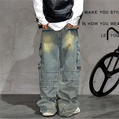 VDR_VANISH_JEANS ☰ — VOIDWEAR Baggy Cargo Denim-VOIDWEAR™