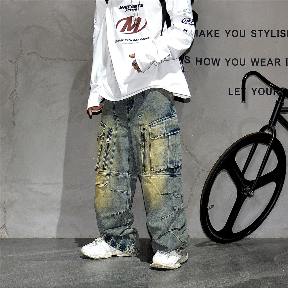 VDR_VANISH_JEANS ☰ — VOIDWEAR Baggy Cargo Denim-VOIDWEAR™