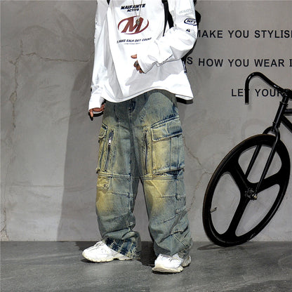 VDR_VANISH_JEANS ☰ — VOIDWEAR Baggy Cargo Denim-VOIDWEAR™