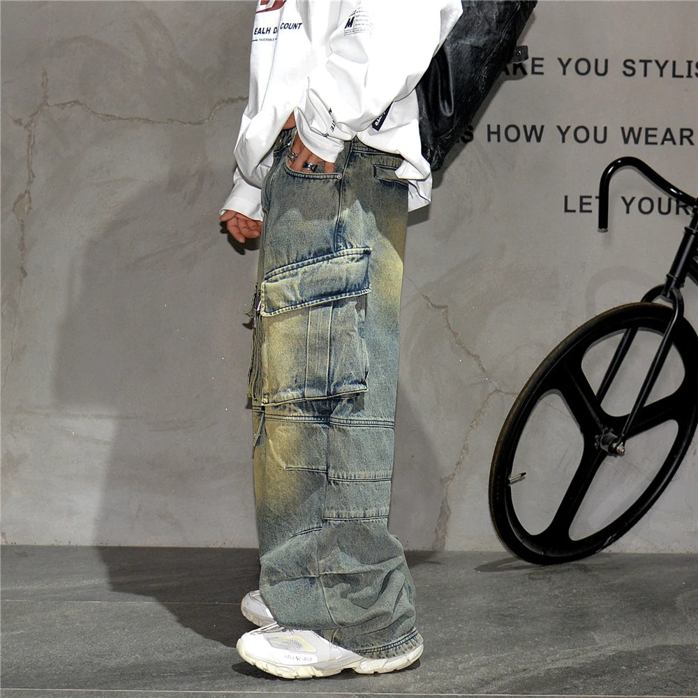 VDR_VANISH_JEANS ☰ — VOIDWEAR Baggy Cargo Denim-VOIDWEAR™