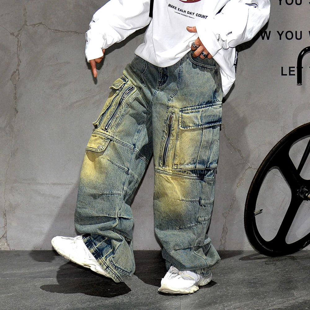 VDR_VANISH_JEANS ☰ — VOIDWEAR Baggy Cargo Denim-VOIDWEAR™
