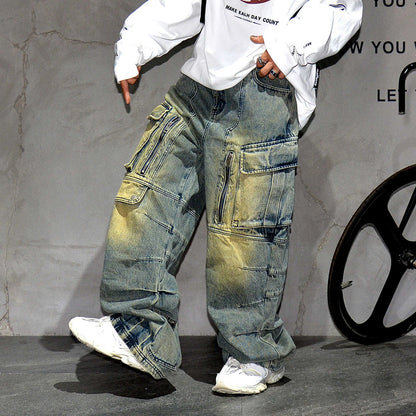 VDR_VANISH_JEANS ☰ — VOIDWEAR Baggy Cargo Denim-VOIDWEAR™