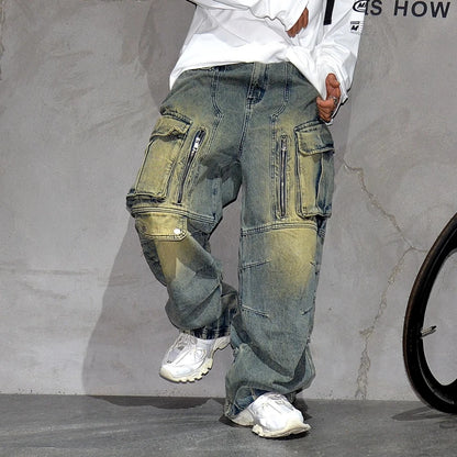 VDR_VANISH_JEANS ☰ — VOIDWEAR Baggy Cargo Denim-VOIDWEAR™