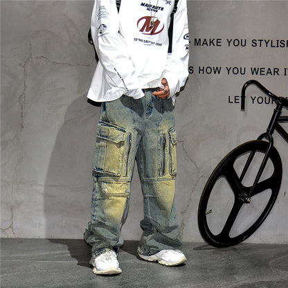 VDR_VANISH_JEANS ☰ — VOIDWEAR Baggy Cargo Denim-VOIDWEAR™