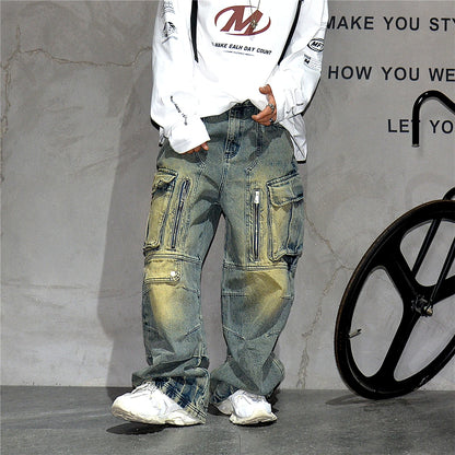 VDR_VANISH_JEANS ☰ — VOIDWEAR Baggy Cargo Denim-VOIDWEAR™