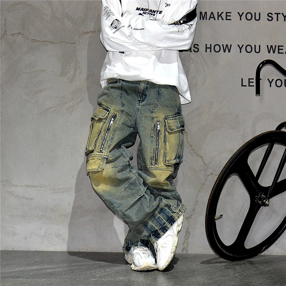 VDR_VANISH_JEANS ☰ — VOIDWEAR Baggy Cargo Denim-VOIDWEAR™