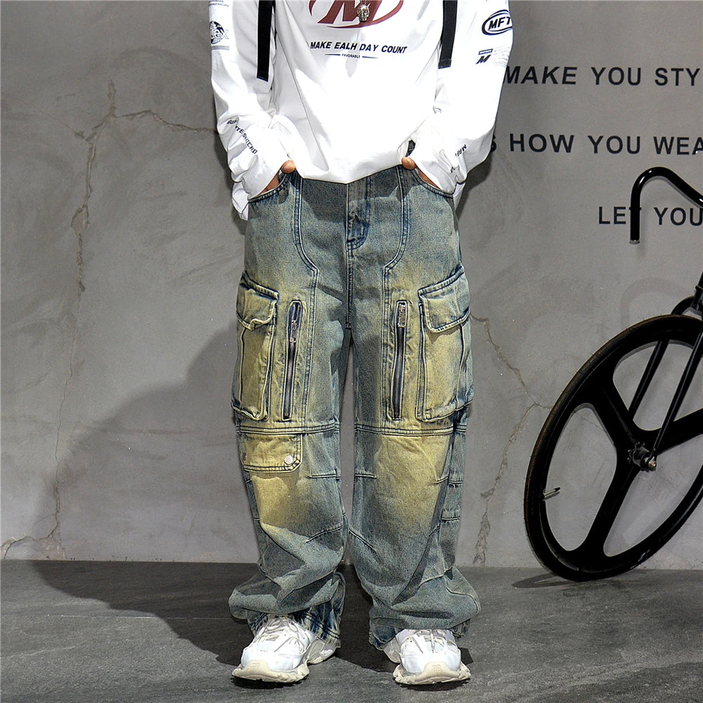 VDR_VANISH_JEANS ☰ — VOIDWEAR Baggy Cargo Denim-VOIDWEAR™