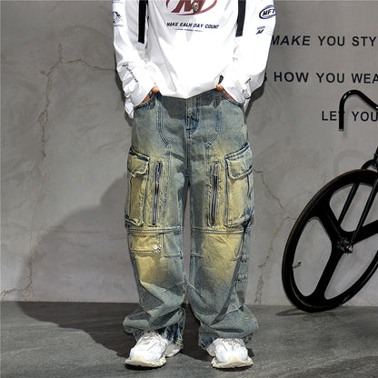 VDR_VANISH_JEANS ☰ — VOIDWEAR Baggy Cargo Denim-VOIDWEAR™