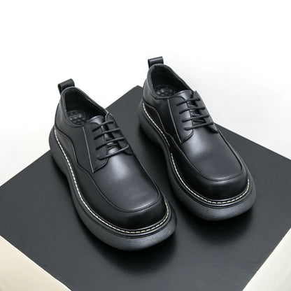 VDR//POMMEL_07 ∆ — Chunky Platform Derby Shoes-VOIDWEAR™