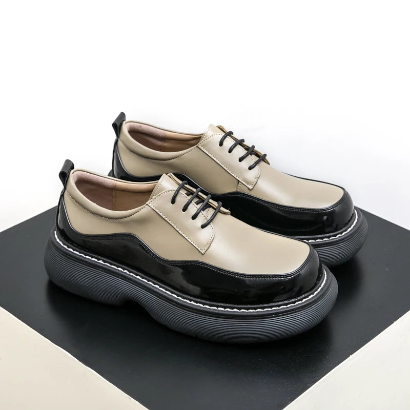 VDR//POMMEL_07 ∆ — Chunky Platform Derby Shoes-VOIDWEAR™
