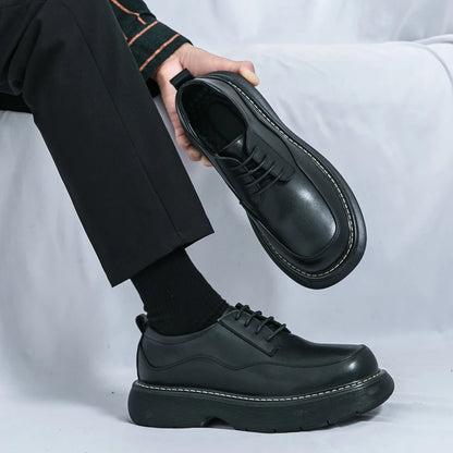 VDR//POMMEL_07 ∆ — Chunky Platform Derby Shoes-VOIDWEAR™