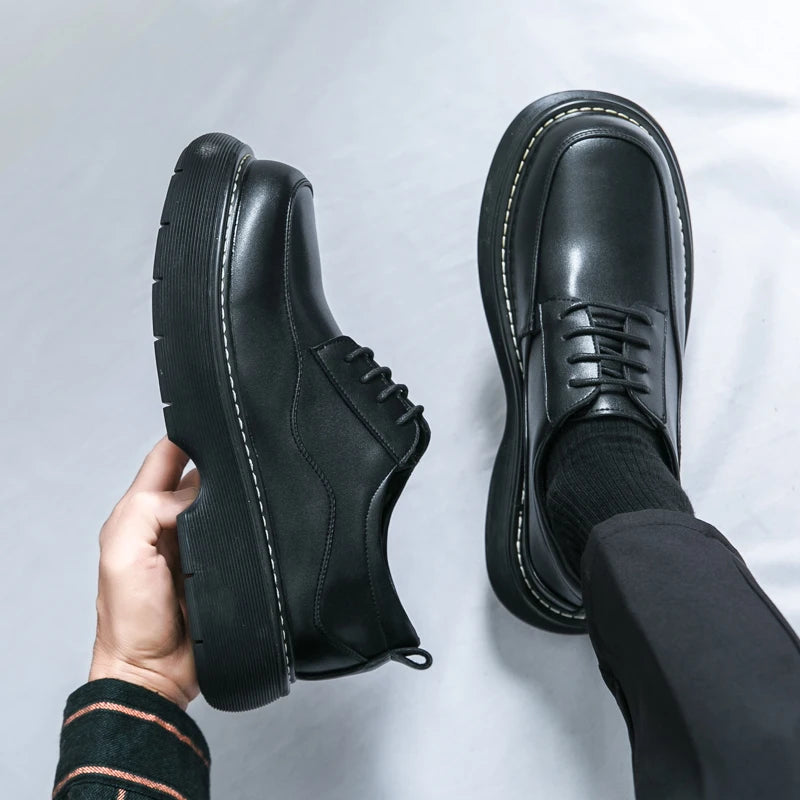 VDR//POMMEL_07 ∆ — Chunky Platform Derby Shoes-VOIDWEAR™