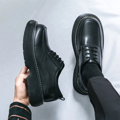 VDR//POMMEL_07 ∆ — Chunky Platform Derby Shoes-VOIDWEAR™
