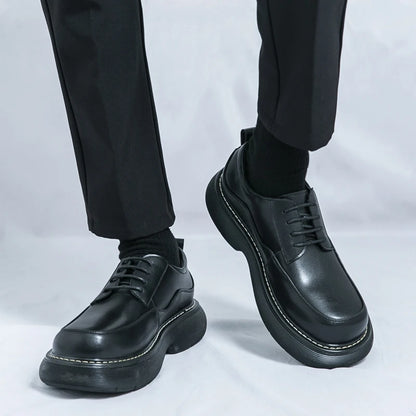 VDR//POMMEL_07 ∆ — Chunky Platform Derby Shoes-VOIDWEAR™
