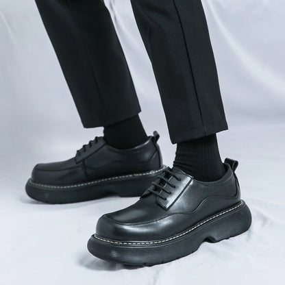 VDR//POMMEL_07 ∆ — Chunky Platform Derby Shoes-VOIDWEAR™
