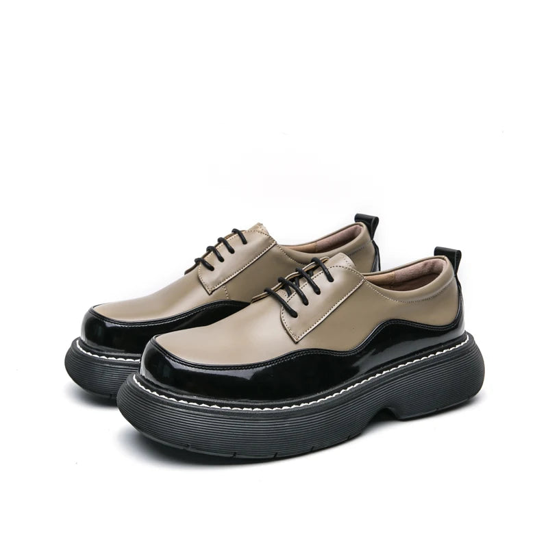 VDR//POMMEL_07 ∆ — Chunky Platform Derby Shoes-VOIDWEAR™