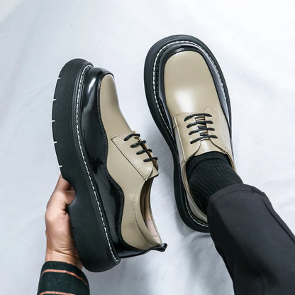 VDR//POMMEL_07 ∆ — Chunky Platform Derby Shoes-VOIDWEAR™