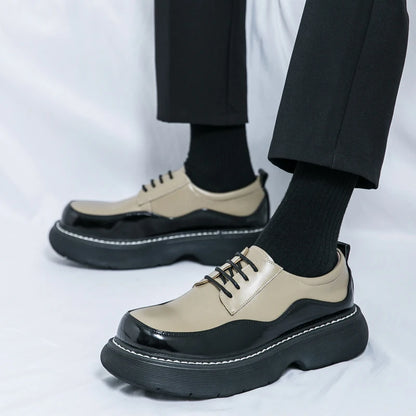 VDR//POMMEL_07 ∆ — Chunky Platform Derby Shoes-VOIDWEAR™