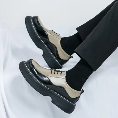 VDR//POMMEL_07 ∆ — Chunky Platform Derby Shoes-VOIDWEAR™