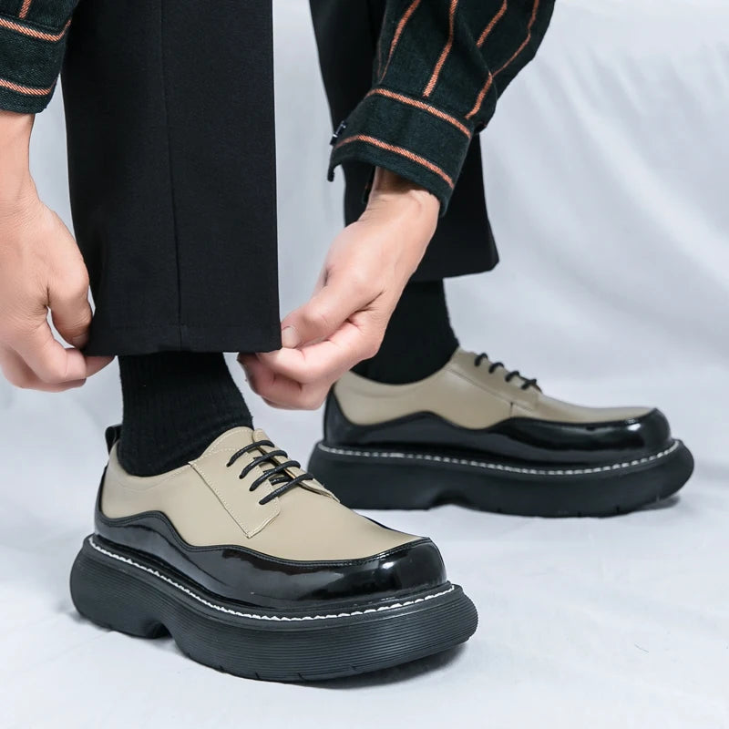 VDR//POMMEL_07 ∆ — Chunky Platform Derby Shoes-VOIDWEAR™