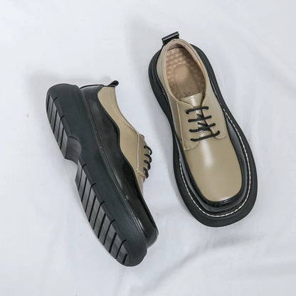 VDR//POMMEL_07 ∆ — Chunky Platform Derby Shoes-VOIDWEAR™