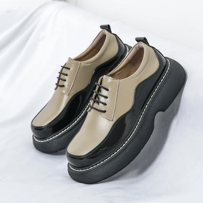 VDR//POMMEL_07 ∆ — Chunky Platform Derby Shoes-VOIDWEAR™
