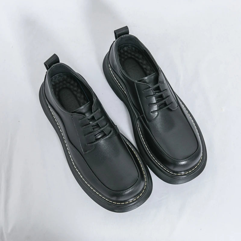 VDR//POMMEL_07 ∆ — Chunky Platform Derby Shoes-VOIDWEAR™