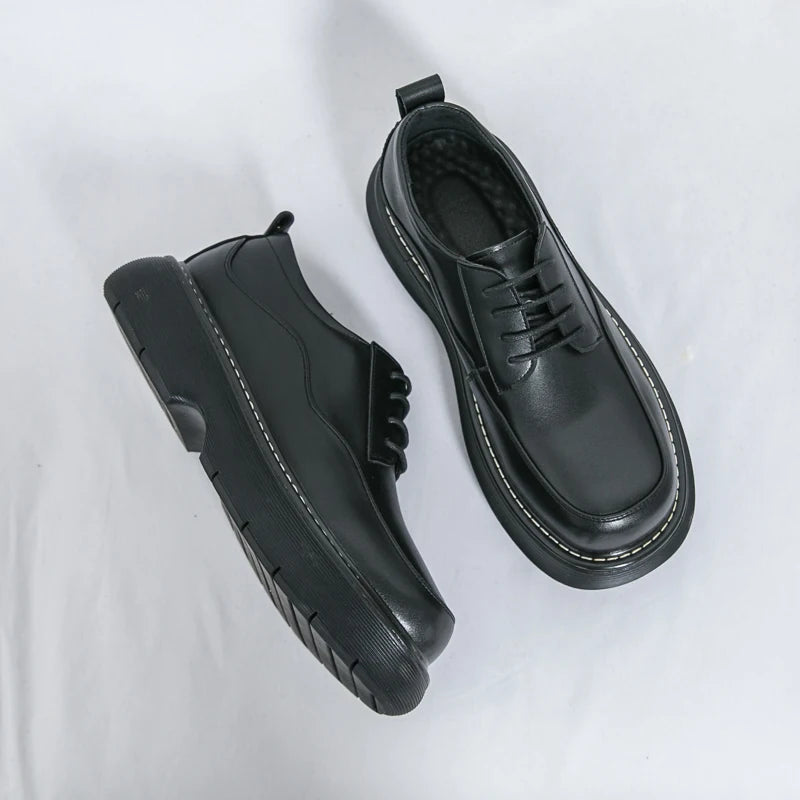 VDR//POMMEL_07 ∆ — Chunky Platform Derby Shoes-VOIDWEAR™