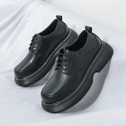 VDR//POMMEL_07 ∆ — Chunky Platform Derby Shoes-VOIDWEAR™